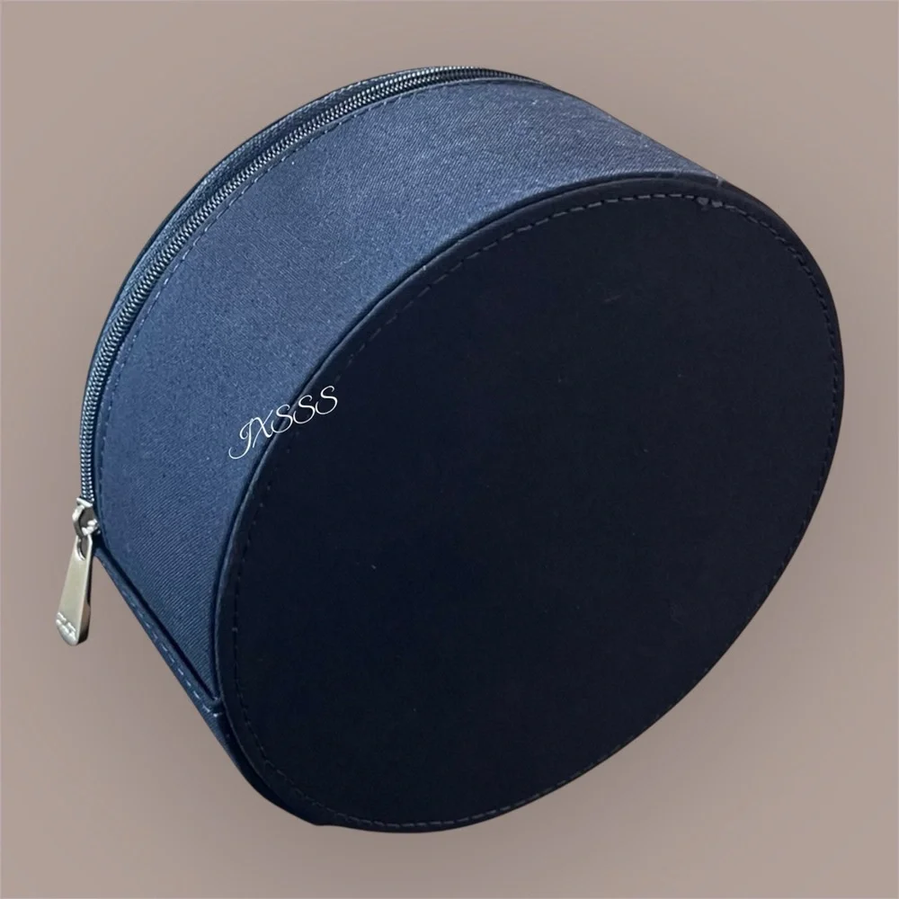 Navy-Blue Dior Beauty Vanity Case/Cosmetic-Makeup Mirror SET